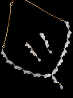 CZ Necklace Set